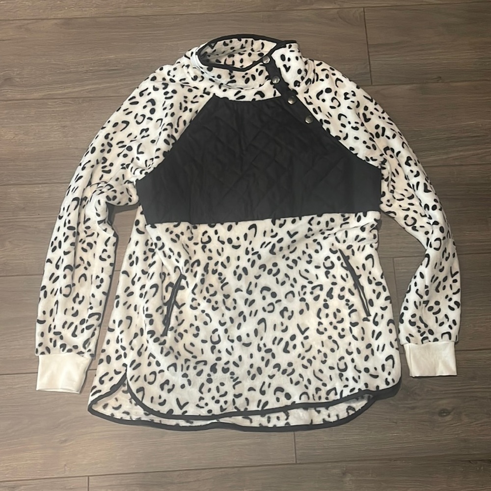 Animal Print Pullover